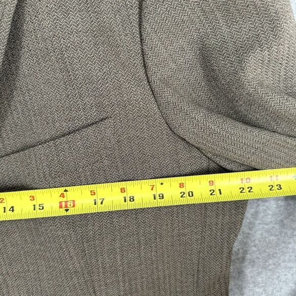 Hugo Boss Einstein Blazer Sport Coat Mens 44R Brown Herringbone 3-Button USA VTG - Picture 9 of 14